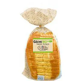 PRODUCTEURS & COMMERÇANTS Gâche tranchée pur beurre BIO 350g