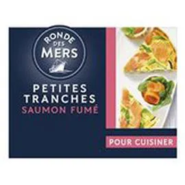 MARQUE REPÈRE, RONDE DES MERS Saumon Petites tranches 100g