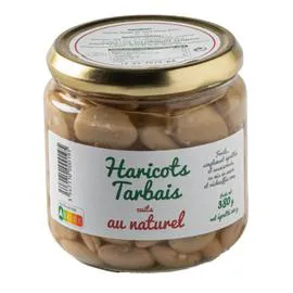 HARICOT TARBAIS PRODUCTEURS Haricots Tarbais cuits au naturel 380g