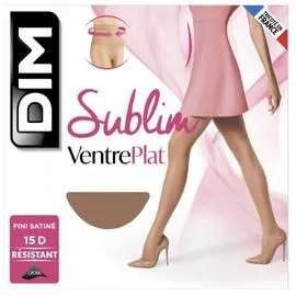 DIM Collant femme voile transparent satiné 15D T2 Sublim l'unité