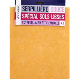 MONOPRIX Serpillière douce spécial sols lisses l'unité