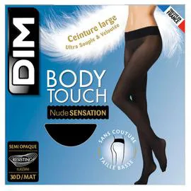 DIM Collant Body Touch Nude Sensation Noir Taille 1 l'unité