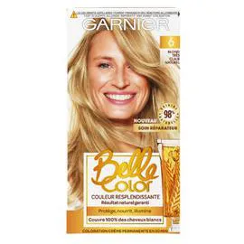 GARNIER, BELLE COLOR Coloration Cheveux Permanente 6 Blond Très Clair Naturel l'unité