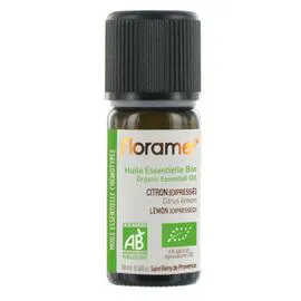 FLORAME Huile Essentielle de Citron Expressé Bio 10ml