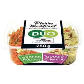 PIERRE MARTINET Carottes/taboulé P.Martinet Duo 2x125g