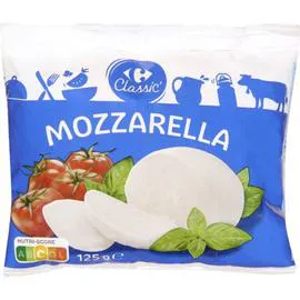 CARREFOUR CLASSIC' Mozzarella 125g 