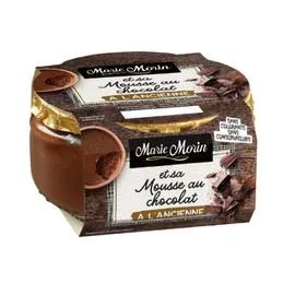 MARIE MORIN Desserts mousse au chocolat 100g
