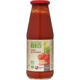 CARREFOUR BIO Purée de tomates bio 700g