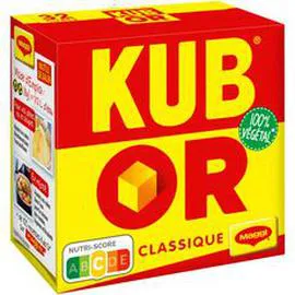 MAGGI Bouillon Kub or classique 100% végétal 128g