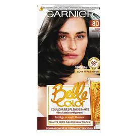 GARNIER, BELLE COLOR Coloration Cheveux Permanente 80 Noir Naturel l'unité
