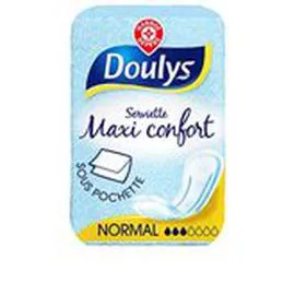 MARQUE REPÈRE, DOULYS Serviette hygiénique Maxi confort - Normal - x18 x18