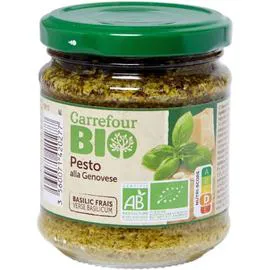 CARREFOUR BIO Sauce pesto bio alla Genovese 185g