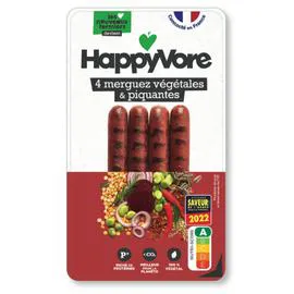 HAPPYVORE Mergez végétales et gourmande 200g