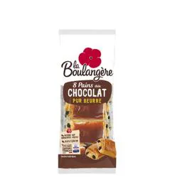 LA BOULANGÈRE Pain au chocolat pur beurre 400g