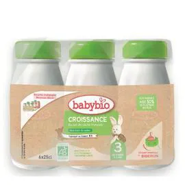 BABYBIO Lait bébé 3ème âge croissance Bio 250ml