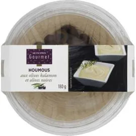 MONOPRIX GOURMET Houmous aux olives kalomon et olives noires 180g
