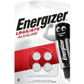 ENERGIZER Pile Bouton Alcaline LR44/A76 1,5V x4