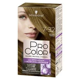 SCHWARZKOPF Coloration cheveux permanente blond foncé 7.32 l'unité