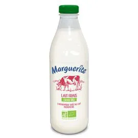 MARGUERITE Lait Frais Entier Bio 1l