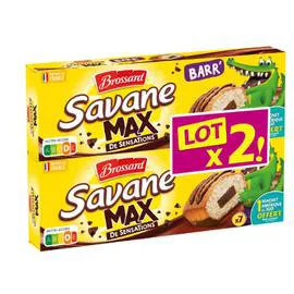 BROSSARD Gâteau max barr 2x210g