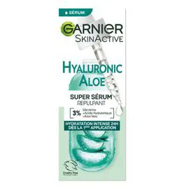 GARNIER, SKINACTIVE Soin Visage Sérum Hydratant Et Repulpant A L'Aloe Vera 30ml