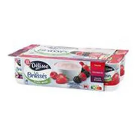 MARQUE REPÈRE, DÉLISSE Yaourts brassés Fruits rouges 8x125g
