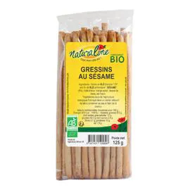 NATURALINE Gressins bio au sésame 125g
