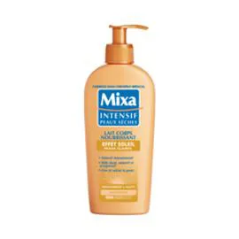 MIXA Lait corps nourrissant effet soleil pour peaux claires à l'huile d'abricot et karité 250ml