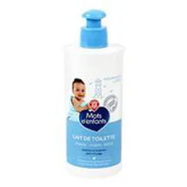 MARQUE REPÈRE, MOTS D'ENFANTS Lait de toilette Bébé peaux délicates 250ml