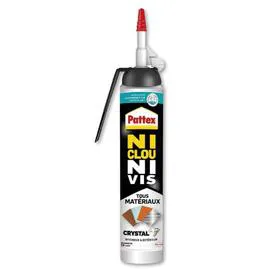 PATTEX Colle fixation Ni Clou Ni Vis tous matériaux 210g