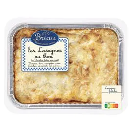 MAISON BRIAU Plat cuisiné lasagnes au thon 850g