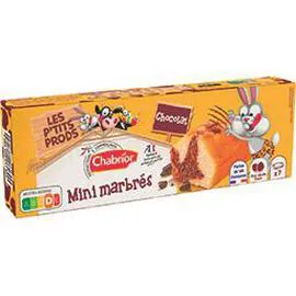 CHABRIOR Mini marbrés chocolat 7x27g