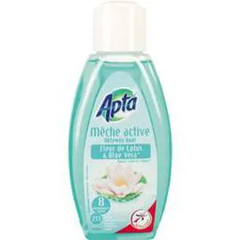 APTA Désodorisant mèche active 2 en 1 fleur de lotus & aloe vera 375ml