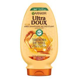 GARNIER, ULTRA DOUX Après-Shampoing Reconstituant Cheveux Fragiles Trésor de Miel 250ml