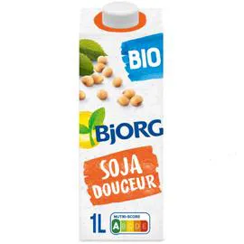 BJORG Boisson végétale soja Douceur bio 1l