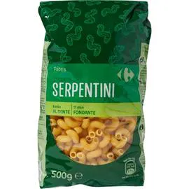 CARREFOUR Pâtes serpentini 500g