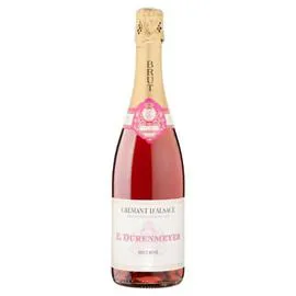 DURENMEYER Vin pétillant crémant d'Alsace brut rosé E. 75cl