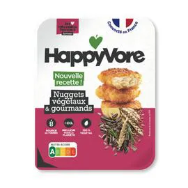 HAPPYVORE Nuggets végétaux et gourmand 210g