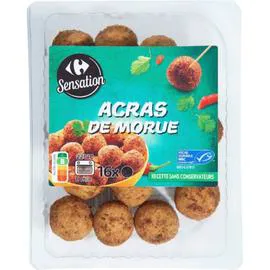 CARREFOUR SENSATION Acras de morue 160g