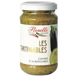 FLORELLI Caviar d'aubergines Les Tartinables 190g