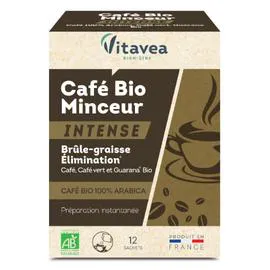 VITAVEA Complément alimentaire café minceur intense Bio x12