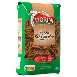 FIORINI Pâtes blé complet Penne 500g