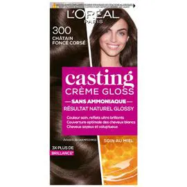 L'ORÉAL PARIS, CASTING Coloration Cheveux 300 Châtain foncé corsé l'unité
