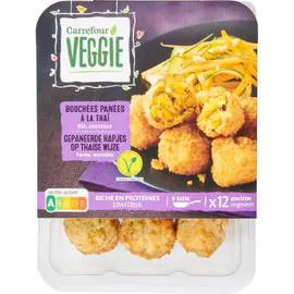 CARREFOUR VEGGIE Bouchées panées à la thaï 200g