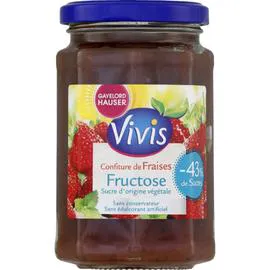 GAYELORD HAUSER, VIVIS Confiture fraise Fructose 320g