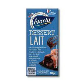 IVORIA Chocolat au lait Dessert 170g