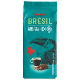 AUCHAN GOURMET Café moulu sensation Brésil intensité 6 250g