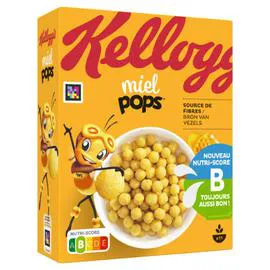 KELLOGG'S Céréales Miel Pops 330g