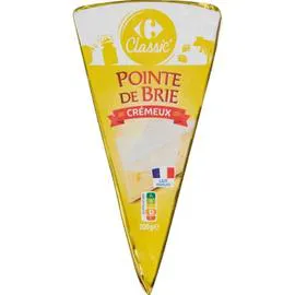 CARREFOUR CLASSIC' Pointe de Brie crémeux 200g