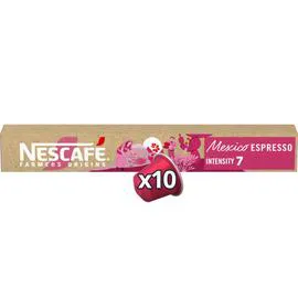 NESCAFÉ, FARMERS ORIGINS Café Mexico capsules x10